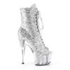 Pleaser - ADORE1021G Bottes de plateforme, Pole dance chaussures - Chaussures de pole dance - Couleur argent Product image